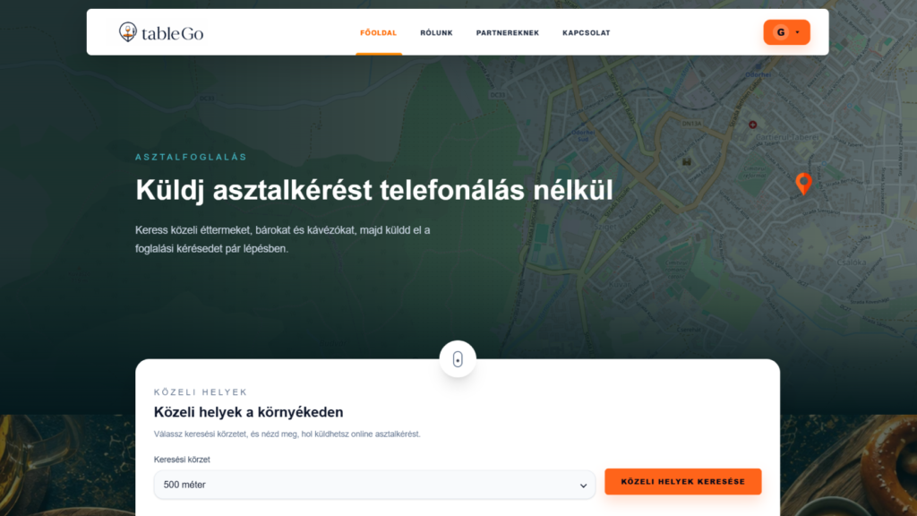 Megjelent a tableGo: új online asztalkérési rendszer vendégeknek és éttermeknek