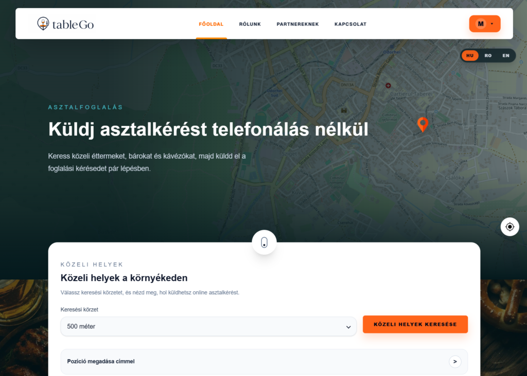 Megjelent a tableGo: új online asztalkérési rendszer vendégeknek és éttermeknek